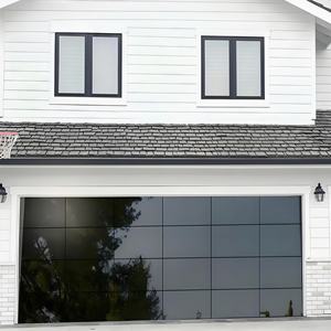Puerta de Garaje Enrollable Moderna de Vidrio Templado Esmerilado Transparente de Aluminio de Alta Calidad - Product Image 2