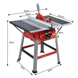 Scie à table industrielle en acier pour travaux sur banc, utilisée sur table de guidage <span class=keywords><strong>radio</strong></span> avec composants de roulement de base - Product Image 2