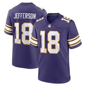 Maillot de football américain classique violet Minnesota 2026 personnalisé, chemises brodées, uniformes de jeunes brodés, vêtements de sport avec logos - Product Image 5