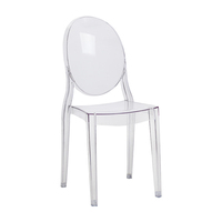 Chaises Chiavari en résine transparente, style moderne, pour événements, mariages, repas, pliables