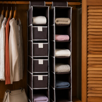 Meuble de rangement à 6 étagères sans tiroirs en tissu, unité d'organisation pour la maison, le bureau, la chambre à coucher, vente en gros, OEM, ODM disponibles