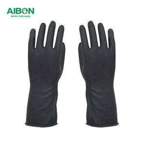 Silicone lavable au lave-vaisselle pour le travail des produits chimiques dans le réfrigérateur froid <span class=keywords><strong>gants</strong></span> microfoam de travail lourds - Product Image 3