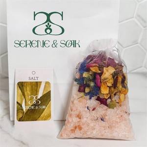 Sales del <span class=keywords><strong>Mar</strong></span> Muerto del Himalaya S&Soak, Limón, Rosa, Lavanda, Orgánicas, Bolsa Individual, Hechas a Mano, Ligeras, Tamaño Grande 10-14 cm, Flores Secas - Product Image 1
