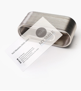 Tarjeta de visita de papel de lujo con logotipo personalizado Tarjeta de regalo de membresía de tamaño de tarjeta de crédito Visa de Pvc con números en relieve y Chip - Product Image 6