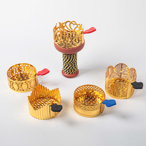 Premium Gold Metal Hookah Charcoal Holder Shisha Water Pipe Heat Management Device HMD Narguile Smoking Accessories - Product Image 6