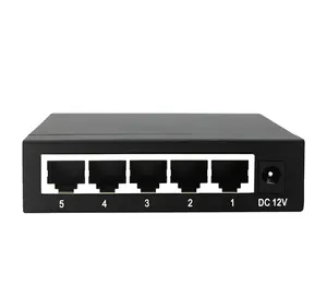 Hot Sale Ethernet Switch Support Vlan Uitbreiden 4 Poorten 10/100Mbps Full Gigabit Netwerkswitch