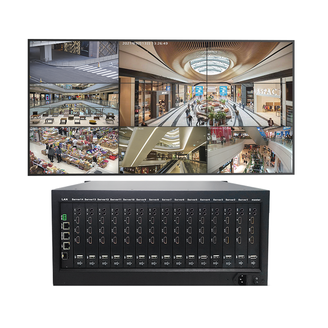 Industrial Grade Ultra HD Digital Video Decoder Server With Major IPC Brands for CCTV Monitoring Video Wall System