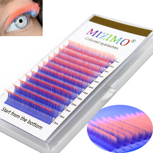 Extensions <span class=keywords><strong>de</strong></span> cils DIY, cils colorés d'anime, cils individuels mélangés <span class=keywords><strong>de</strong></span> 8 à 13 mm, cils fluorescents arc-<span class=keywords><strong>en</strong></span>-ciel, cils <span class=keywords><strong>en</strong></span> grappe - Product Image 4