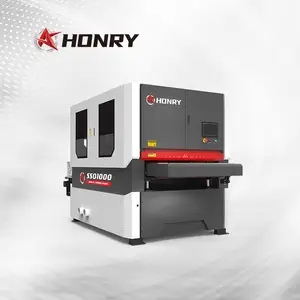 Honry SSQ1000 versatile sand belt metal strip iron material stainless steel sheet plate buffing grinding derusting machine