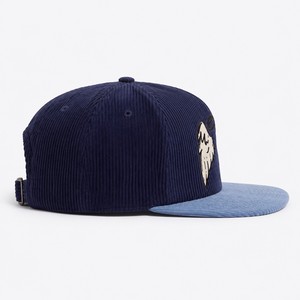 Wholesale T&L Brand Custom Logo Chenille Embroidered 6 Panel Corduroy Adjustable Snapback Cap Luxury <b>Flat</b> Brim <b>Hat</b> - Product Image 3