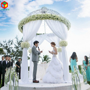 Padiglione Rotondo per Matrimoni Indiani, Palki Doli per l'Ingresso della Splendida <span class=keywords><strong>Sposa</strong></span>, Gazebo a Cupola Classico Ispirato - Metallo Durevole ed Elegante - Product Image 2