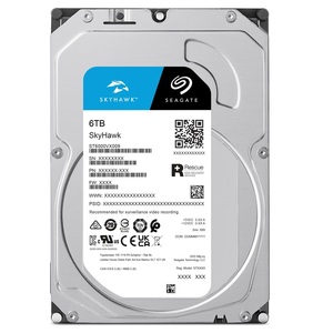 Seagate SkyHawk 6TB Internal 3.5 "SATA 6 Gb/s, HDD Hard Disk Drive konvensional rekaman magnetik - Product Image 1