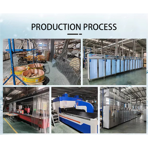 450L 1000L 1400L Refrigerador comercial Equipo Supermercado Pantalla vertical Puerta de vidrio Nevera - Product Image 6