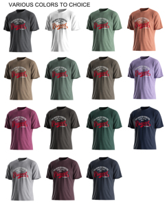 T-shirt décontracté Old Vibe, coupe légèrement tombante, imprimé 3D en relief, léger, pour un usage quotidien - Product Image 6
