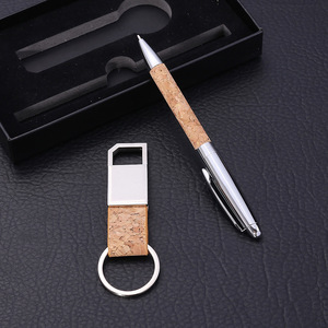 Set da lavoro in sughero di metallo Set regalo aziendale per clienti Premium fornitore promozionale di lusso - Product Image 4