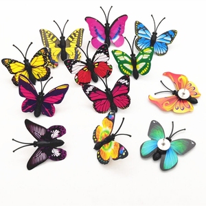 30 pièces/sac, magnifiques épingles à tête papillon, punaises décoratives, clous pour tableau en liège, bricolage, papeterie de bureau, fixation murale pour photos, clous - Product Image 2