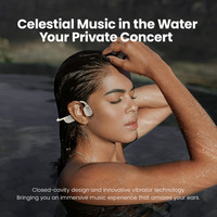 Écouteurs à conduction osseuse ALOVA, casque audio ouvert, casque intelligent sans fil Bluetooth à tour de cou pour la course