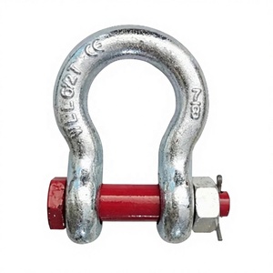 G2130 FORGED US ANCHOR BOW SHACKLE 3/4 INCH 4.75T With Fastening Bolt Zinc Plated Rigging <b>Yacht</b> Boat Hardware Accessories G2130 - Product Image 1