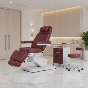 โต๊ะนวดไฟฟ้า<span class=keywords><strong>3</strong></span>มอเตอร์สำหรับร้านทำสปาปรับได้แบบทันสมัยหรูหราโต๊ะนวดบำบัดเพื่อความงามเก้าอี้นวดหน้า - Product Image 1