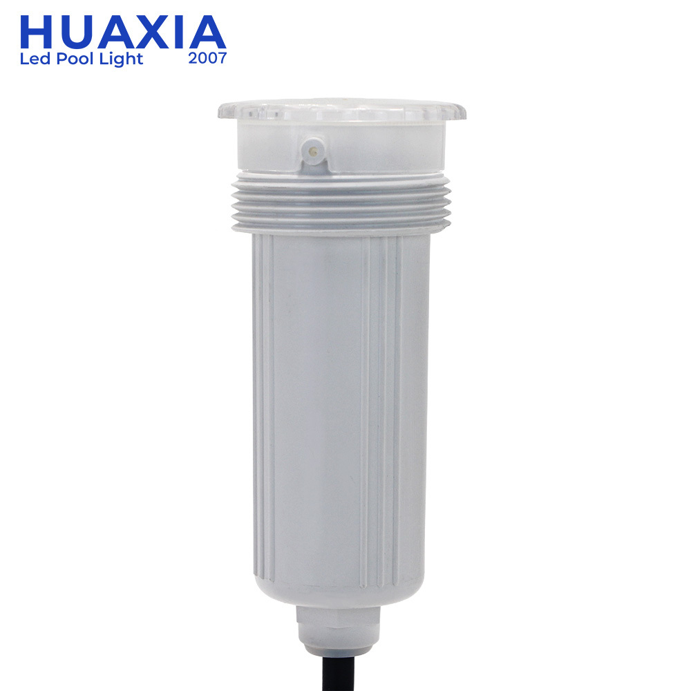 Huaxia 12V Outdoor Waterproof LED Pool Light New Design 1.5\" Warm White Liner IP68 PC for Ground Swimming Pools Hot Tubs Spas