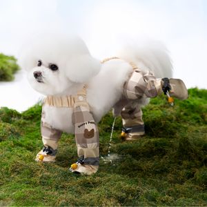 בגדים לחיות מחמד עמיד למים ולכלוך בגדים קטנים עמידים לכלוך, מכנסי כלבים לאבק - Product Image 3