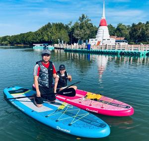 Tabla de Paddle Surf Hinchable Drop Stitch AIBOAT para Pesca y Surf, con Costuras Termoselladas, de Fábrica para Dropshipping, Personalizable - Product Image 1