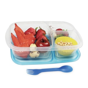 Microondas de plástico contenedor de alimentos con <span class=keywords><strong>Li</strong></span> d de China, venta al por mayor caja de Bento - Product Image 3