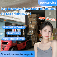 Chine Lituanie DDP LCL+Express Fret maritime porte-à-porte Cosmétiques Maquillage Marchandises sensibles Spécialiste de l'assurance incluse 1688
