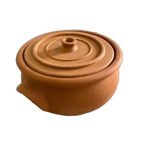 Pot <span class=keywords><strong>en</strong></span> argile fait à la main <span class=keywords><strong>avec</strong></span> <span class=keywords><strong>couvercle</strong></span>, ustensiles de cuisine <span class=keywords><strong>en</strong></span> <span class=keywords><strong>terre</strong></span> cuite naturelle non émaillée, casserole pour la cuisson du riz ou de l'argile - Product Image 3
