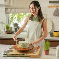Rustikaler Holz-Drehteller 13 Zoll Akazienholz Kuchenständer Drehbare Servierplatten