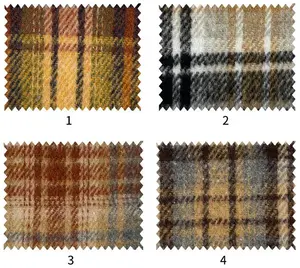 2210025- Tartan Wollstoff, Tartan Plaid Stoff 480gsm