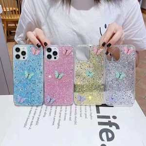 Nuova <span class=keywords><strong>Cover</strong></span> Flessibile in Gel TPU Morbido con Glitter Scintillanti e Brillanti per <span class=keywords><strong>iPhone</strong></span> <span class=keywords><strong>11</strong></span> 12 13 14 15 16 Plus <span class=keywords><strong>Pro</strong></span> - Product Image 2