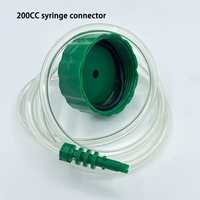Nouvel adaptateur de seringue en plastique PP vert 100cc-200cc-300cc, connecteur d'aiguille de distribution pneumatique, accessoires pour machines-outils