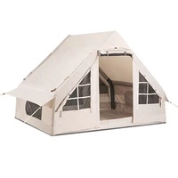 Tente gonflable de Camping en plein Air pour 4 à 5 personnes, grand espace, étanche et robuste