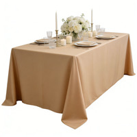 Nappes jetables en papier kraft écologiques de luxe 137*137cm 120*180cm pour la décoration de la maison