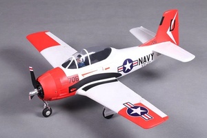 <span class=keywords><strong>Avion</strong></span> de combat RC Fms 800mm <span class=keywords><strong>T</strong></span>-<span class=keywords><strong>28</strong></span> Trojan V2 PNP rouge avec moteur brushless KV1700 et caractéristiques réduites - Product Image 6