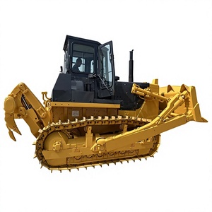 รถดันดิน Shantui SD22 สีเหลือง มือสอง พร้อมเครื่องยนต์ Cummins แขนไฮดรอลิก ใบมีดขนาด 4 เมตร สำหรับงานดันดิน - Product Image 1