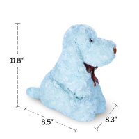 Peluche de chien en peluche bleue personnalisée, jouet en peluche doux et mignon pour enfants, cadeau
