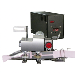 Máquina de coser de cama plana con accionamiento eléctrico para uso industrial, con función de corte automático de cinta de ribete de 20/22/25mm y plegado de bordes, nueva, de hierro. - Product Image 1