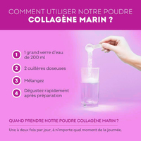 Collagène en poudre de haute qualité, marque privée, avec vitamine C, pour raffermir la peau, renforcer les os et les cheveux.