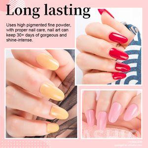 Quengel Private Label Professional Nail Dipping Powder Kit Custom Wholesale High Quality Clear 2 In 1 Nail Dip <strong>Acrylic</strong> Powder - Product Image 5