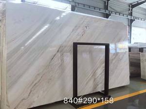 Dalles de marbre italien à veine bleue Pierre naturelle de première qualité pour villa de luxe moderne Design d'intérieur Revêtement de sol imperméable Mur poli - Product Image 5