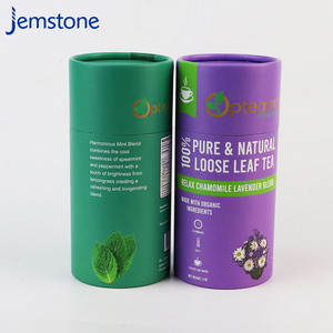 Embalaje de tubo de papel de caja cilíndrica de cartón impreso personalizado biodegradable de alta calidad - Product Image 2