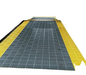 Grille anti-dérapante de drain de tapis de sol de pp de carrelages de garage en plastique portatif pour le magasin de lavage de voiture - Product Image 3