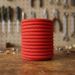 Cavo Decorativo in Cotone Rosso Liscio Gyemo 25m (Liso 2x0,75) (CIR62AL05) - Product Image 3