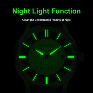 Reloj de pulsera mecánico automático de movimiento japonés transparente de acero inoxidable de alta calidad clásico de lujo para hombres - Product Image 3