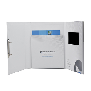 Tamaño personalizado de impresión de <span class=keywords><strong>la</strong></span> grabación de vídeo saludo folleto Audio libro. - Product Image 4