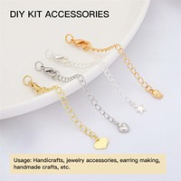 Kit d'accessoires de bijouterie 12 pièces : Ensemble de composants de bijouterie en grille, anneaux de jonction métalliques, fermoirs mousquetons, kit d'outils pour la fabrication de bijoux DIY