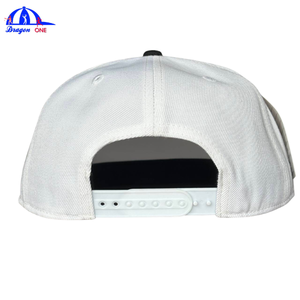 Gorra Snapback Unisex Blanca Personalizada Estilo Streetwear con Bordado <span class=keywords><strong>de</strong></span> Llama Roja, Visera Plana, Moda Hip Hop, Deportiva, Modelo G5, Proveedor al por Mayor - Product Image 3