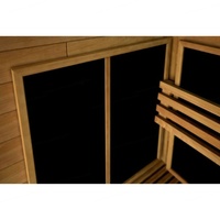 Modern Ahşap İnfrared Sauna Odası Dokunmatik Kontrol Sistemi Kolay Kullanım 1-2 Kişilik 1 Yıl Garantili İç Mekan Kullanımı OEM Marka